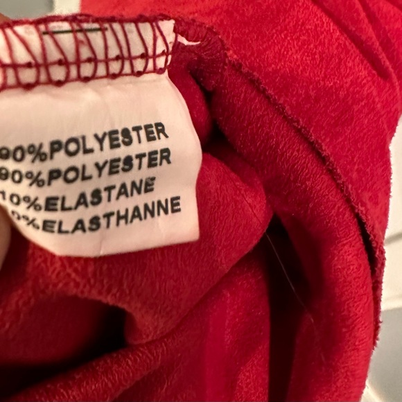 Used once dress with suede like material from Paris - Picture 4 of 4